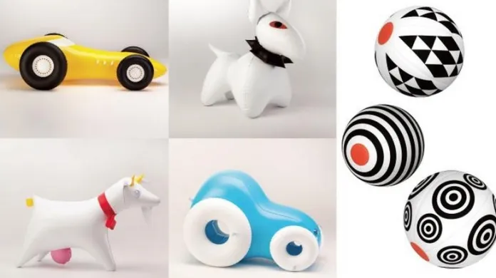 Výrobce roku: Fatra (nafukovací hračky od Designéra roku Jana Čapka jsou první dva obrázky nahoře zprava)