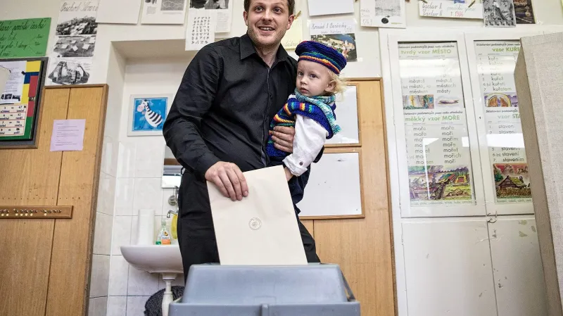 Matěj Hollan z Žít Brno při volbách do obecního zastupitelstva v roce 2014