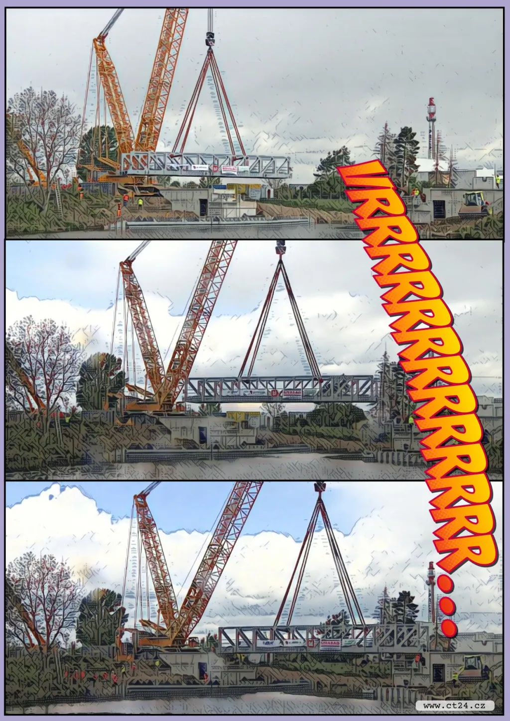 V Česku vzniká první zdvižný most