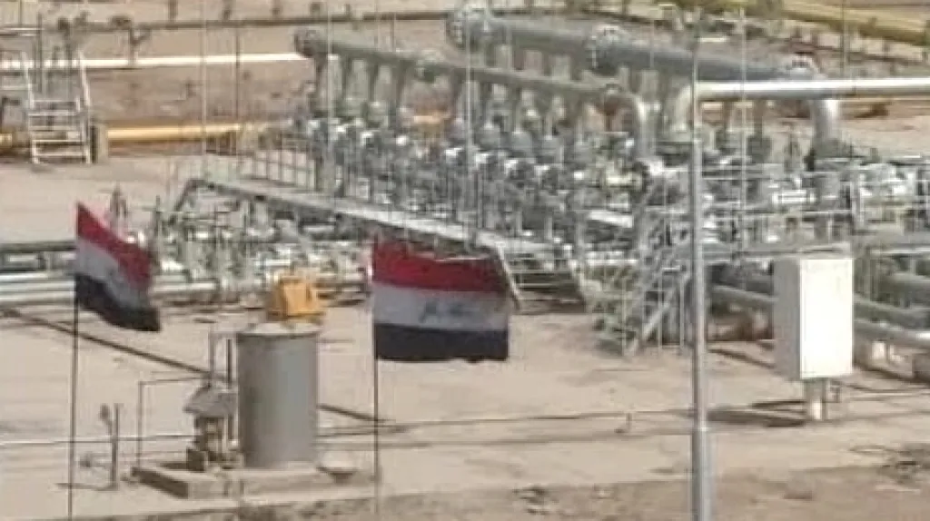 Těžba ropy v Iráku