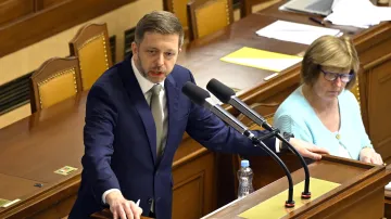 Předseda STAN Vít Rakušan na schůzi Poslanecké sněmovny