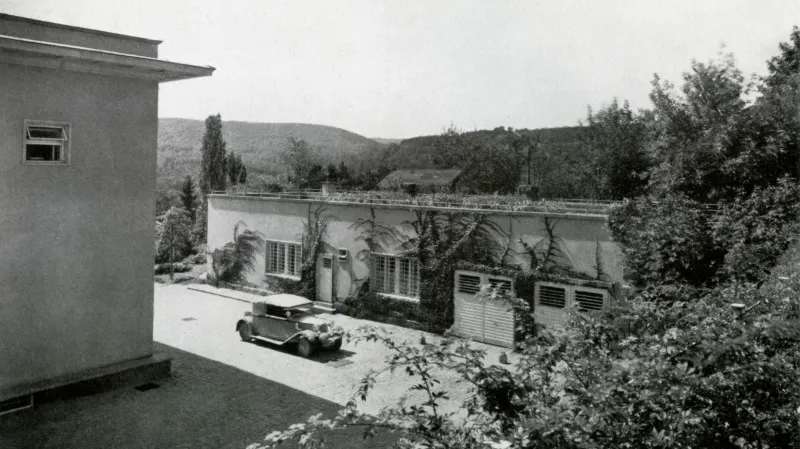 Domek u vily Stiassni (zhruba rok 1939)