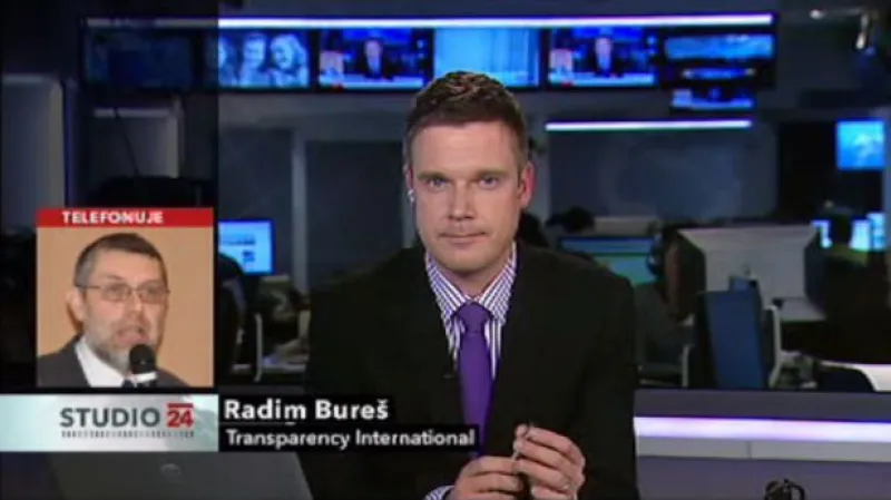 Radim Bureš z TI ve Studiu ČT24