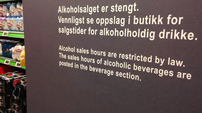 Částečná prohibice v Norsku