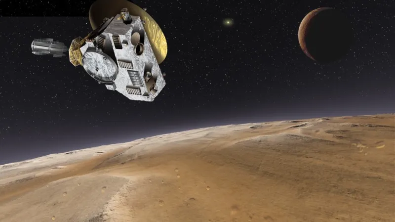 Umělecké ztvárnění sondy New Horizons