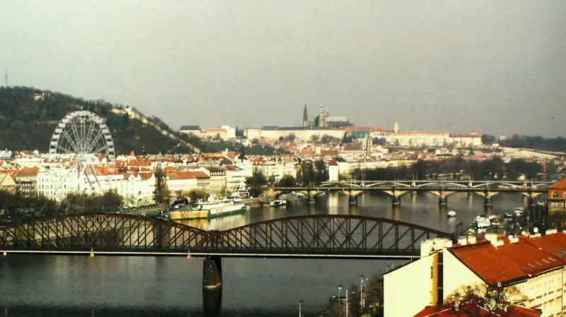 Vizualizace ruského kola na smíchovském břehu