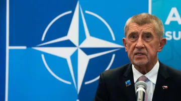 Premiér Andrej Babiš (ANO) na summitu NATO