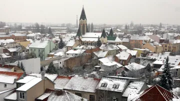 První sníh v Brně