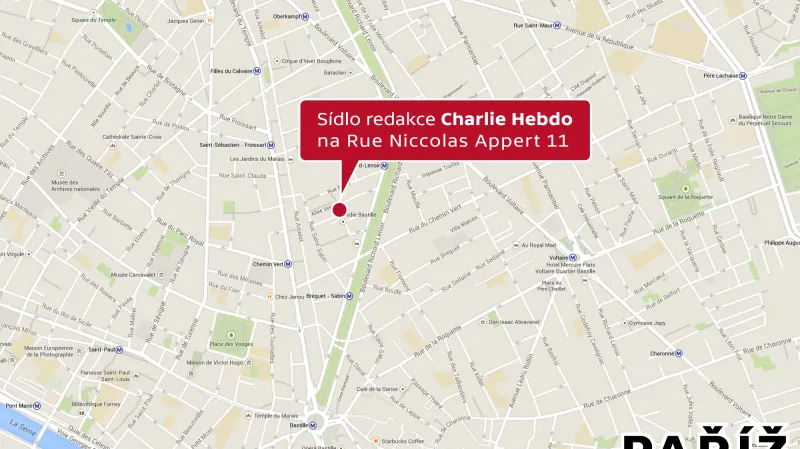 Sídlo Charlie Hebdo