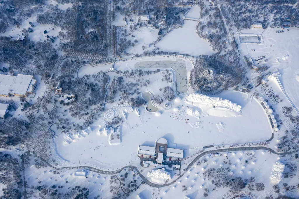 Festival ledu v čínském městě Charbin