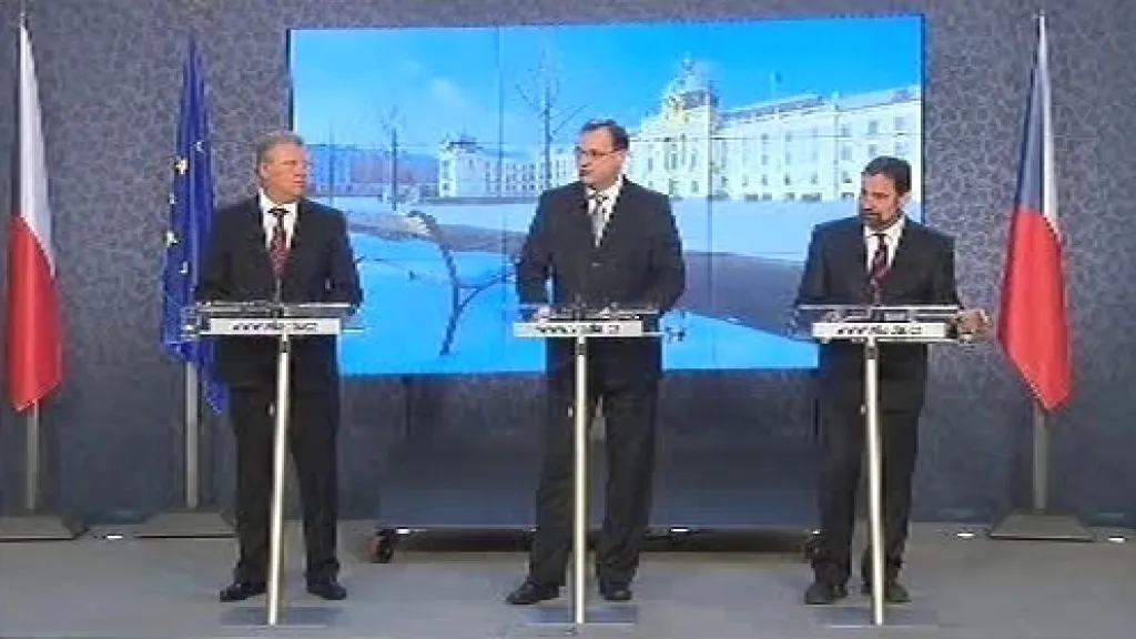 Brífink po jednání vlády