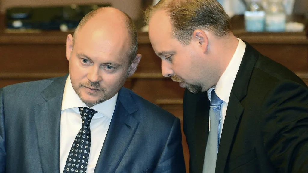 Michal Hašek a Jeroným Tejc