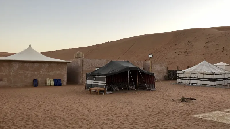 Kempování v poušti