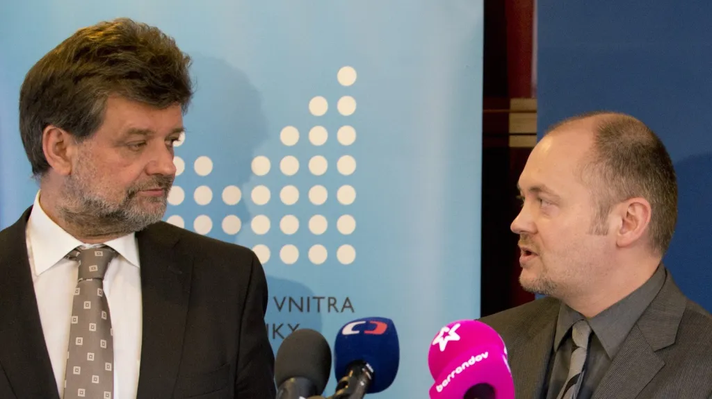 Jan Kubice a Michal Hašek