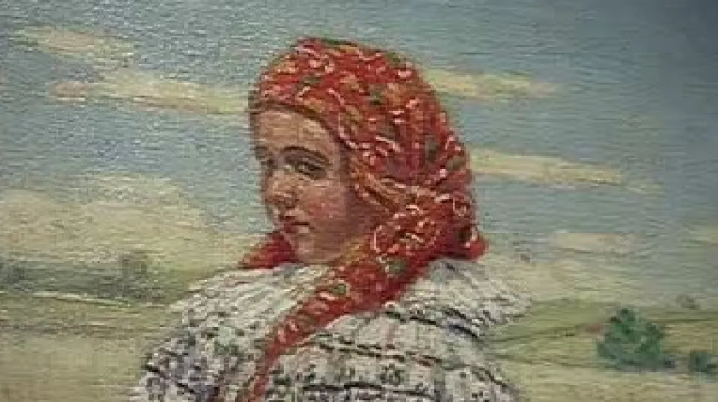 Detail obrazu Joži Uprky