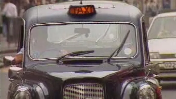 Taxi v Londýně