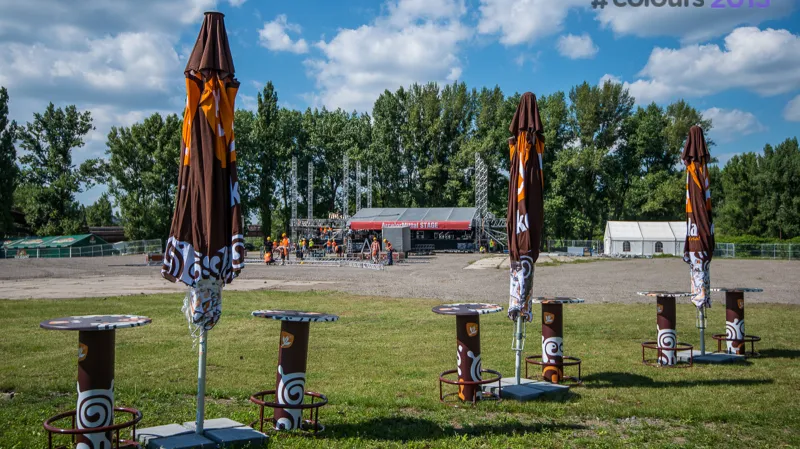 Přípravy Colours of Ostrava 2013