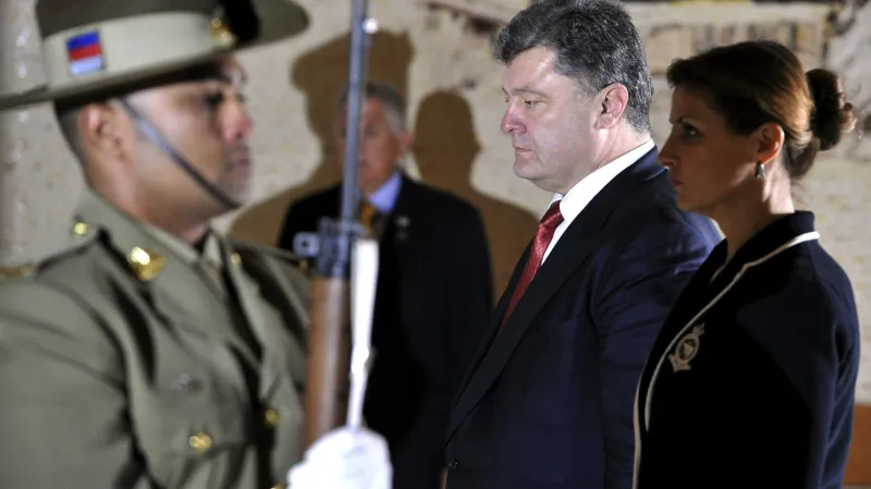 Petro a Maryna Porošenkovi na návštěvě Austrálie