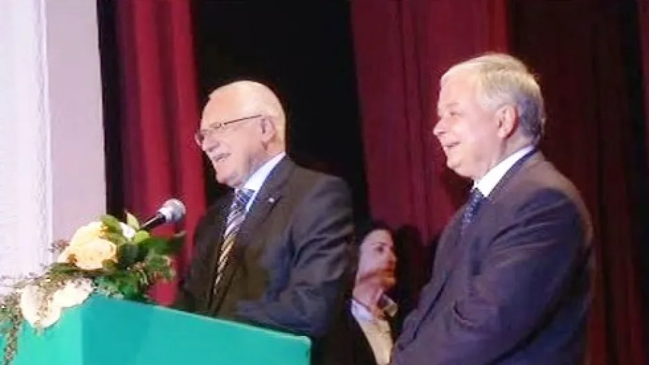Václav Klaus a Lech Kaczyński