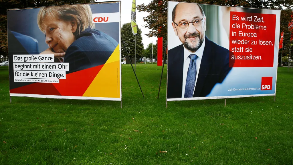 Německá předvolební kampaň