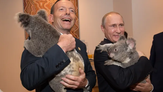 Koaly s australským premiérem a ruským prezidentem