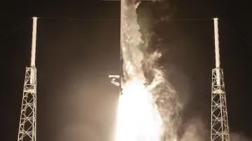 Start Falconu SpaceX 22. února 2019