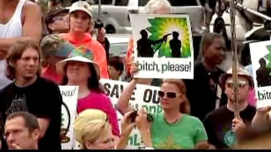 Protest proti společnosti BP