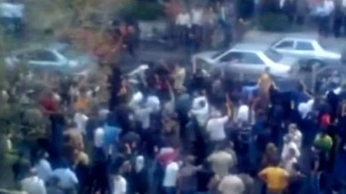 Protesty během Ahmadínežádovy inagurace