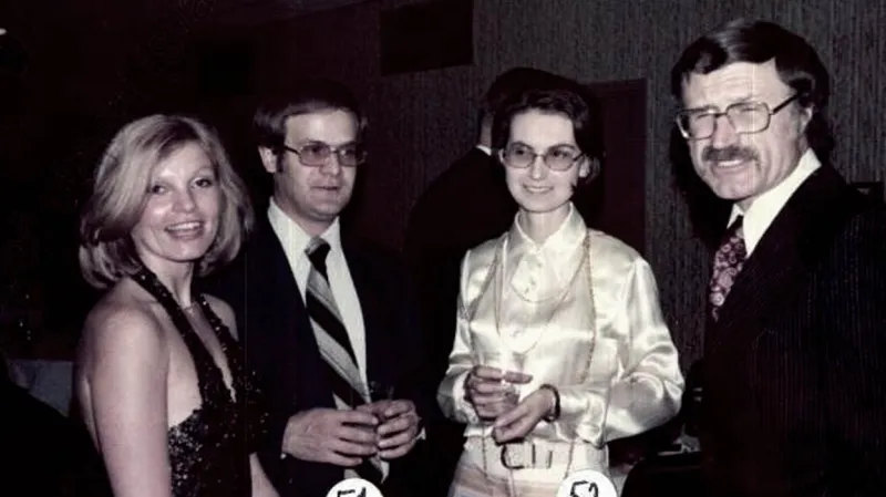 Rino / Korel Köcher (vpravo) s manželkou Hanou (vlevo)