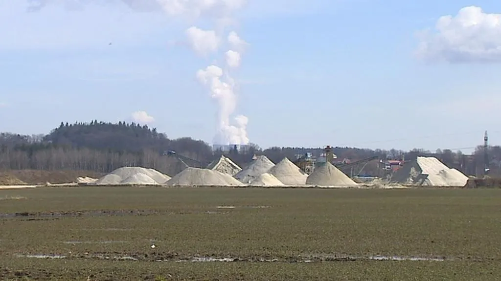 Těžba štěrkopísku