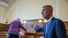 Předseda ANO Andrej Babiš u Vrchního soudu v Praze