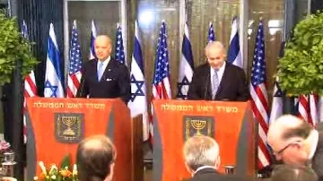 Joe Biden a Benjamin Netanjahu
