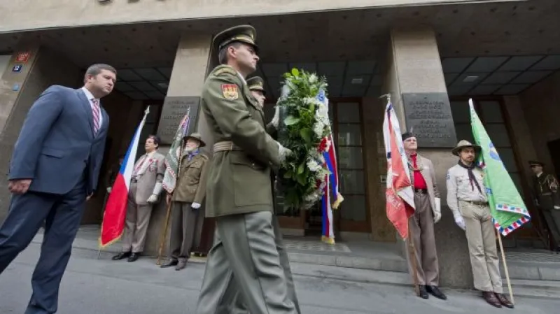 Pietní sromáždění k výročí invaze z 21. srpna 1968