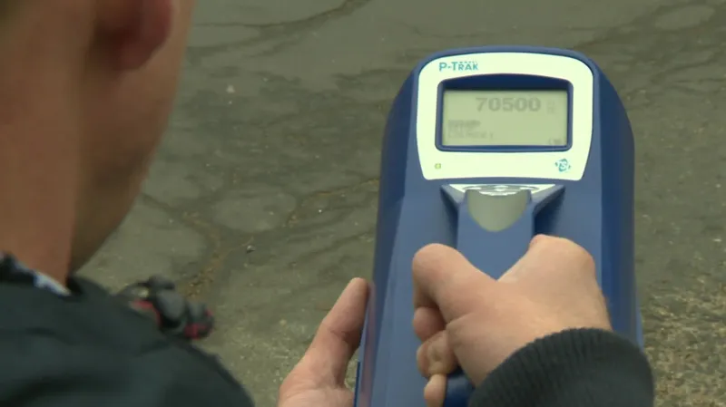 Měřicí přístroj zachytí i jemný polétavý prach