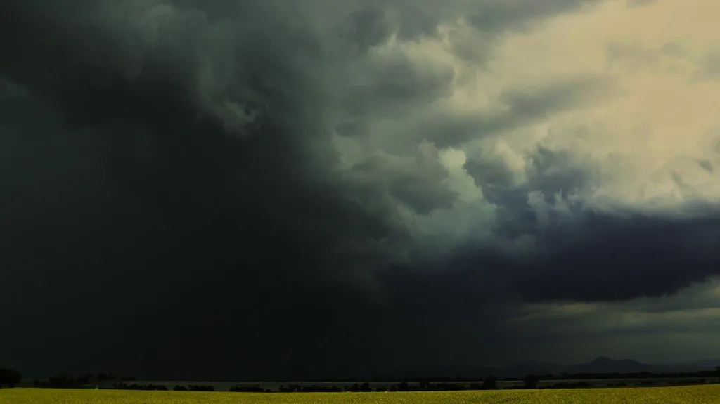 Sobotní bouřka na Litoměřicku