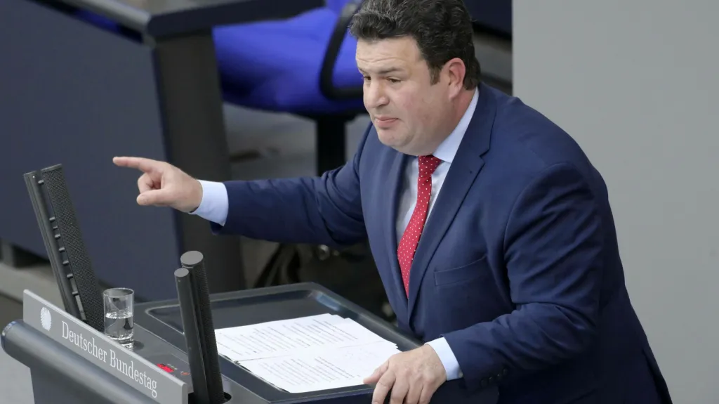 Německý ministr práce Hubertus Heil