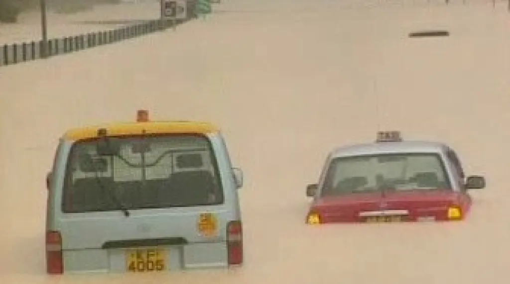 Záplavy v Hongkongu