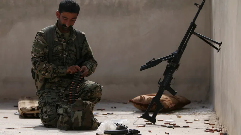 Jeden ze syrských povstalců