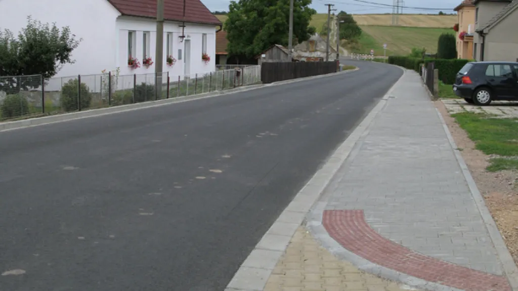 Opravená silnice