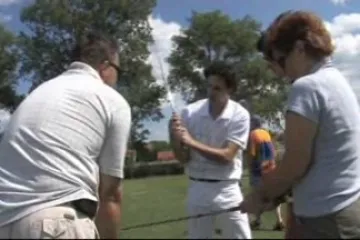 Charitativní akce na golfovém hřišti