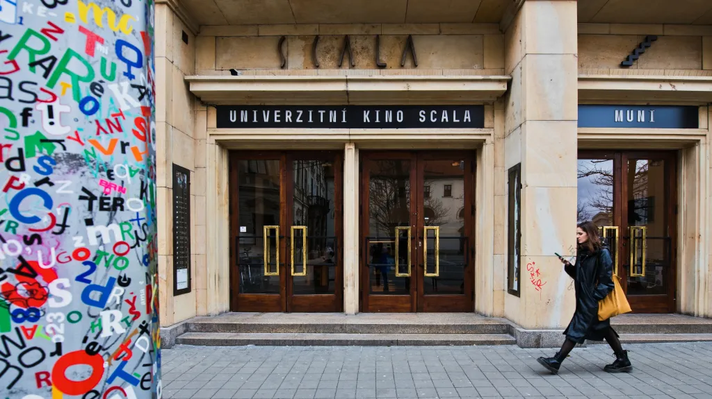 Univerzitní kino Scala v Brně na snímku z února 2024