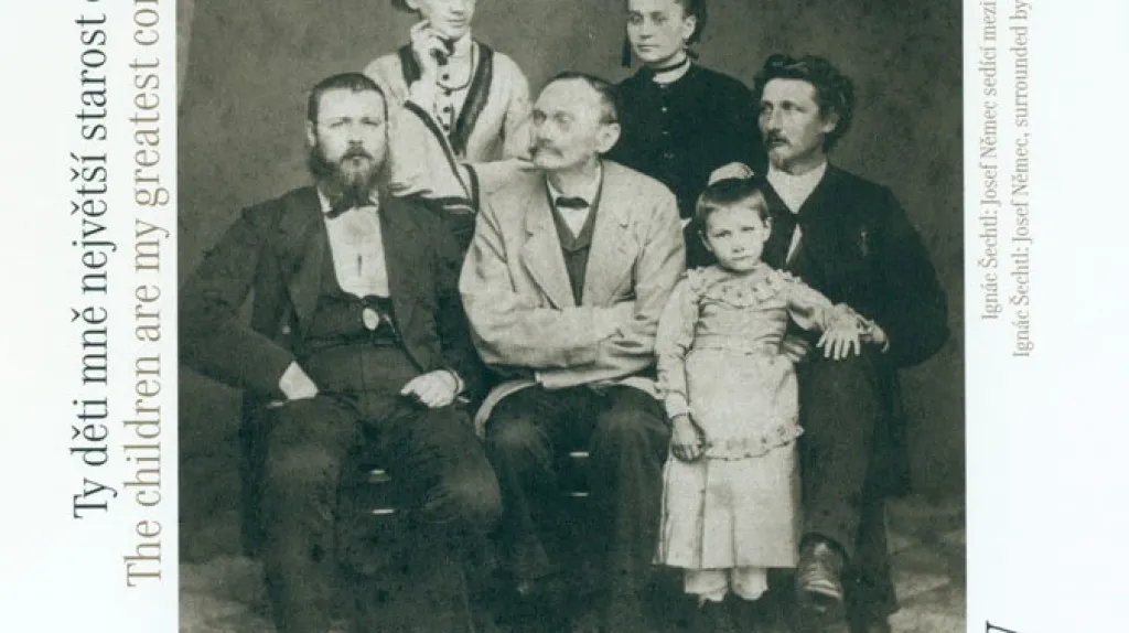 Josef Němec se svými dětmi