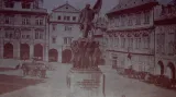 Pomník maršála Radeckého na archivní fotografii