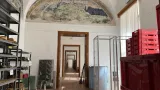 Galerie na zámku v Telči před obnovou