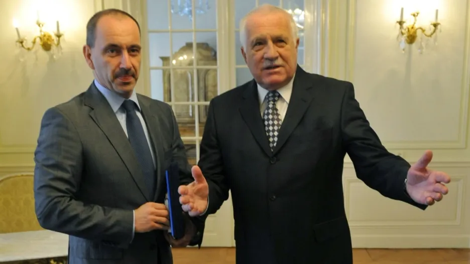 Martin Kuba a Václav Klaus