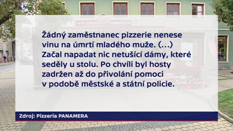 Vyjádření Pizzeria PANAMERA