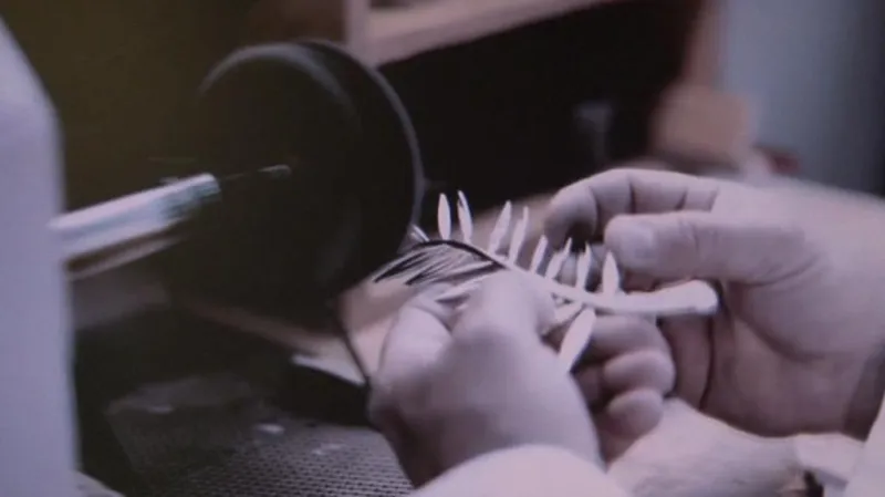 Výroba Zlaté palmy pro festival v Cannes