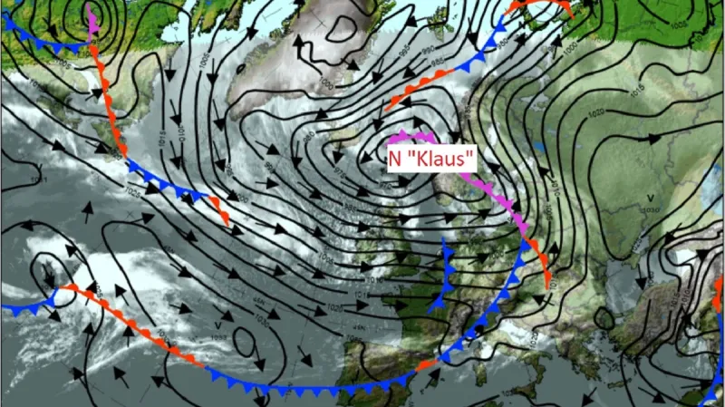 Tlaková níže Klaus
