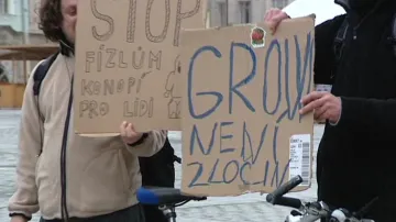 Protest proti zátahům na growshopy