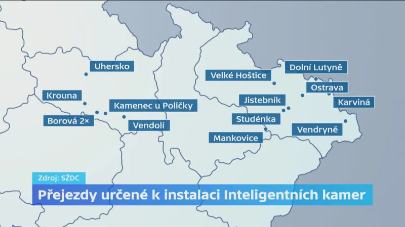 Přejezdy s inteligentními kamerami